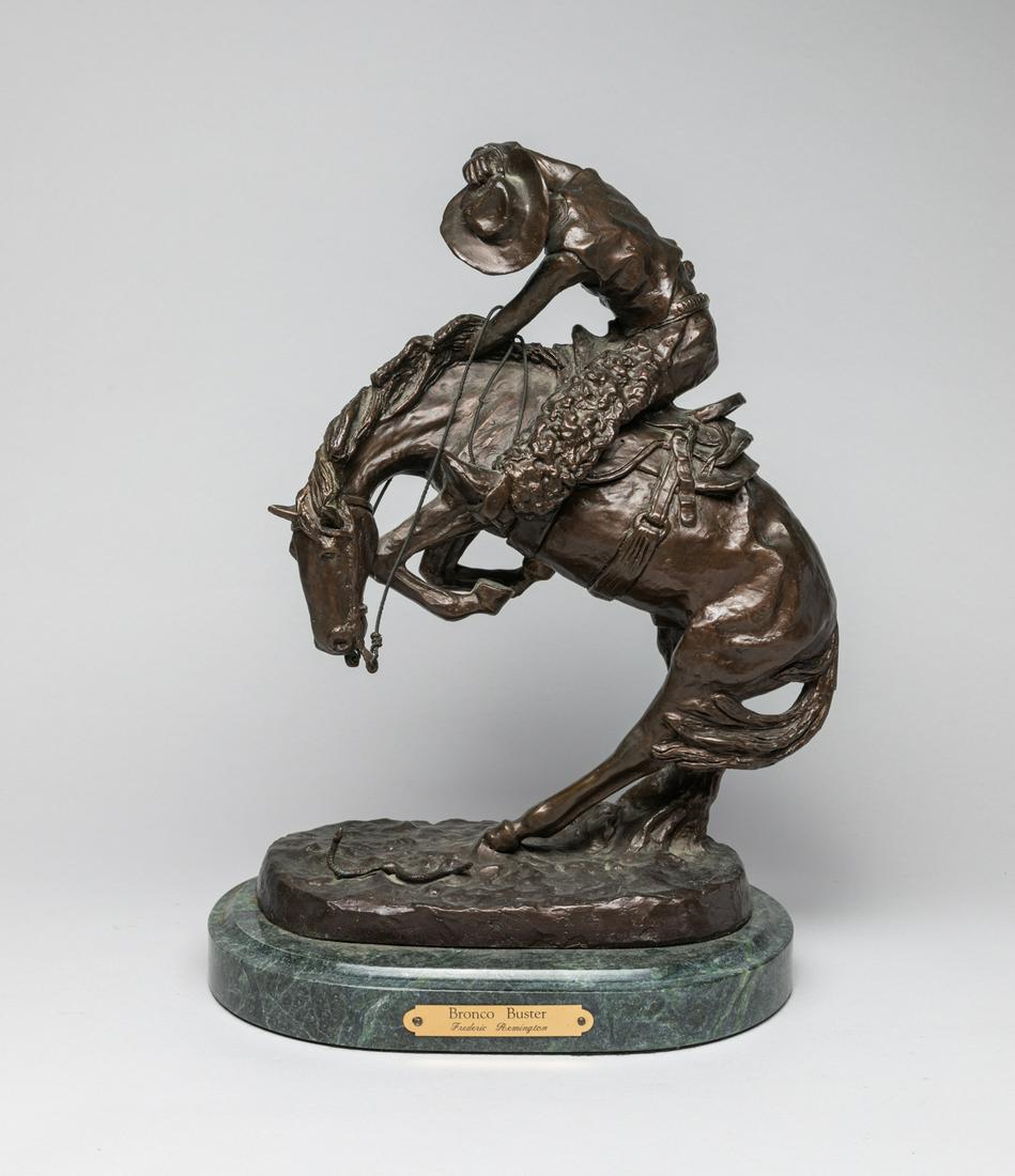 Bronco Buster Sculpture, after Remington (1 of 14)