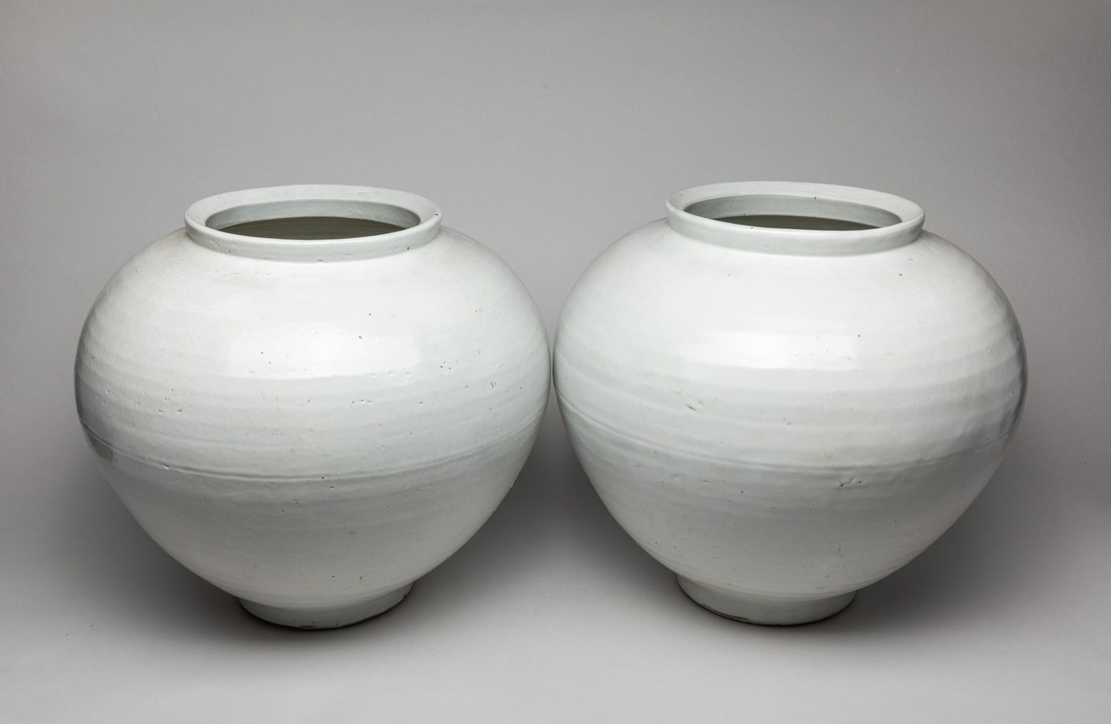 Pair Massive Korean Porcelain Jars (1 of 9)