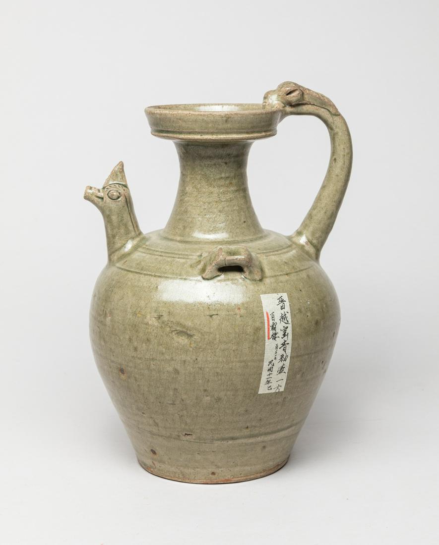 Tall Chinese Yue Stoneware Pot (1 of 14)