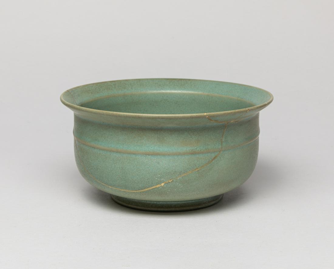 Repaired Chinese Ru Ware Porcelain Washer (1 of 10)