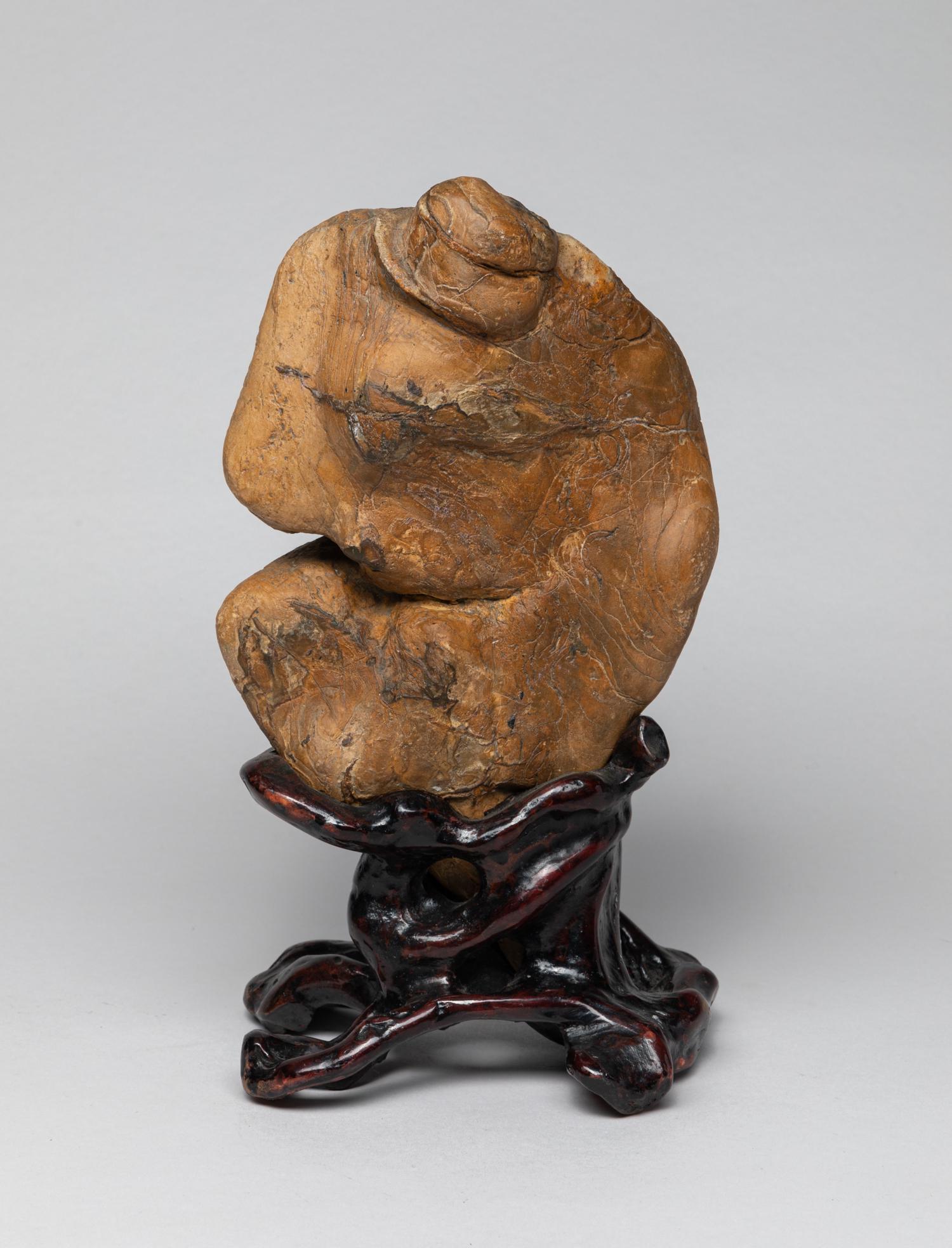 Chinese Scholar Stone Table Sculpture (1 of 9)