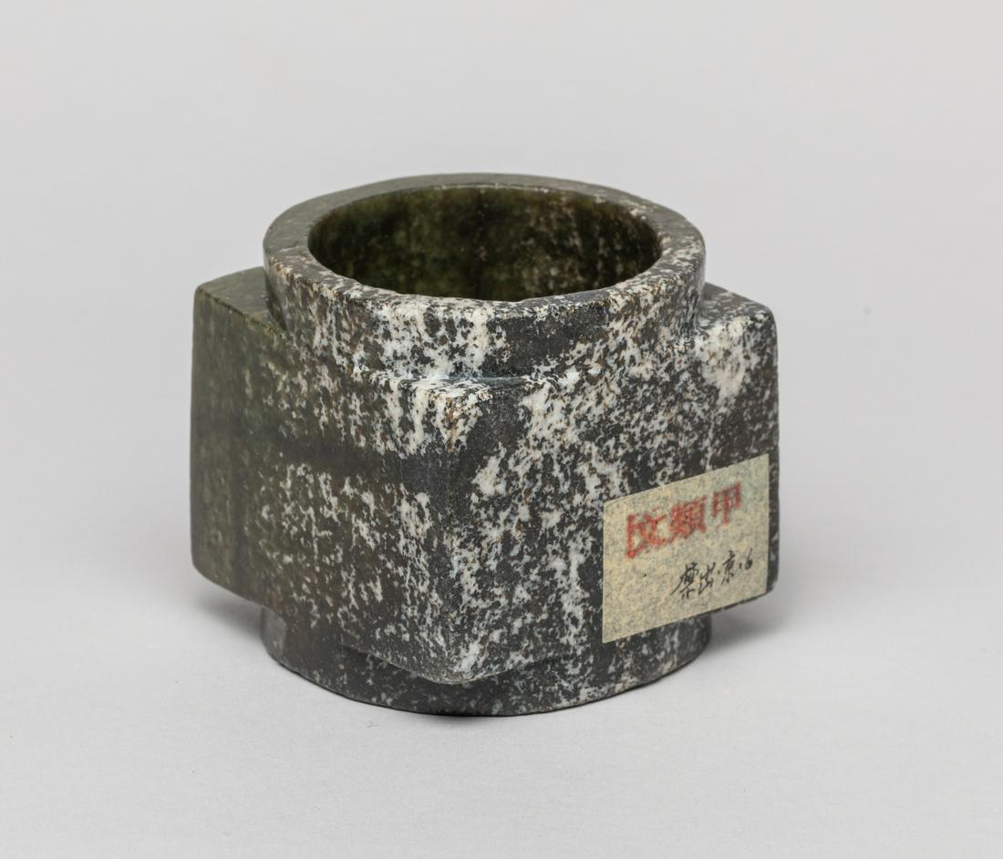 Large Chinese Jade Carved Cong (1 of 10)