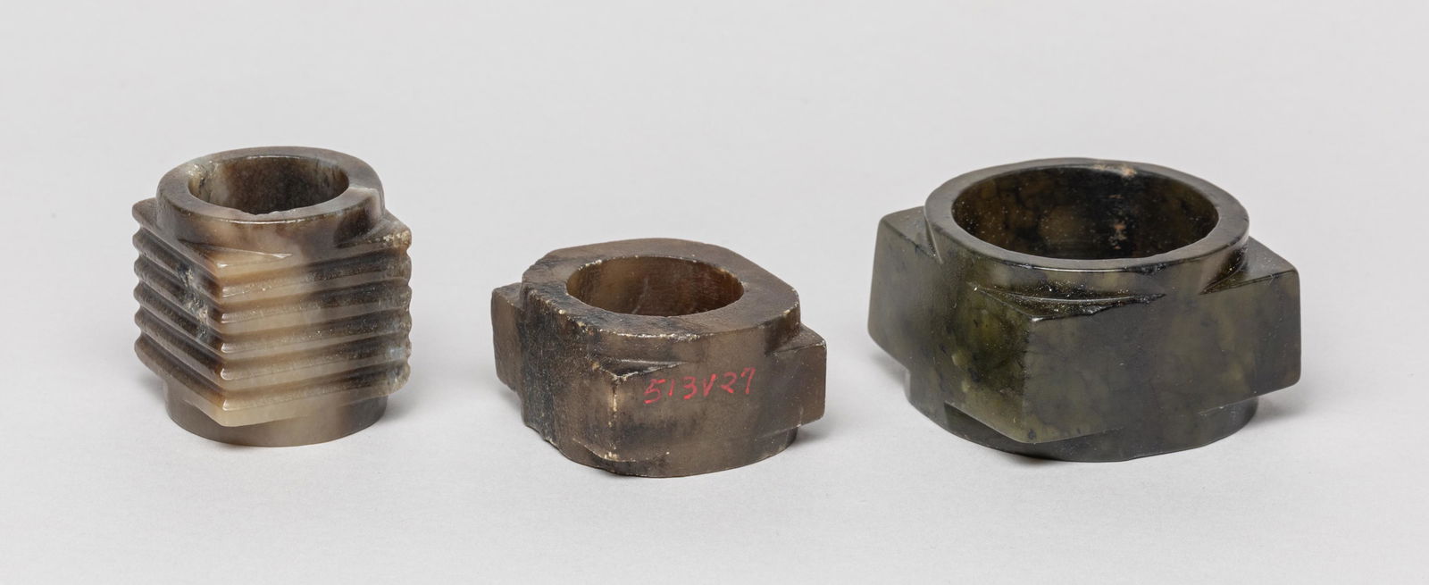 Chinese Jade Carved Cong Sets (1 of 16)