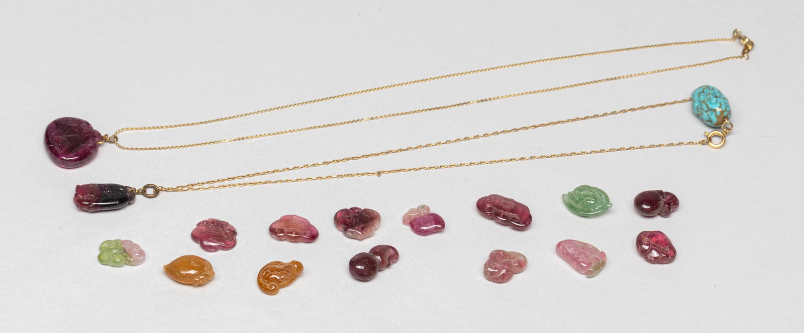 Chinese Export Tourmaline Carving (1 of 10)