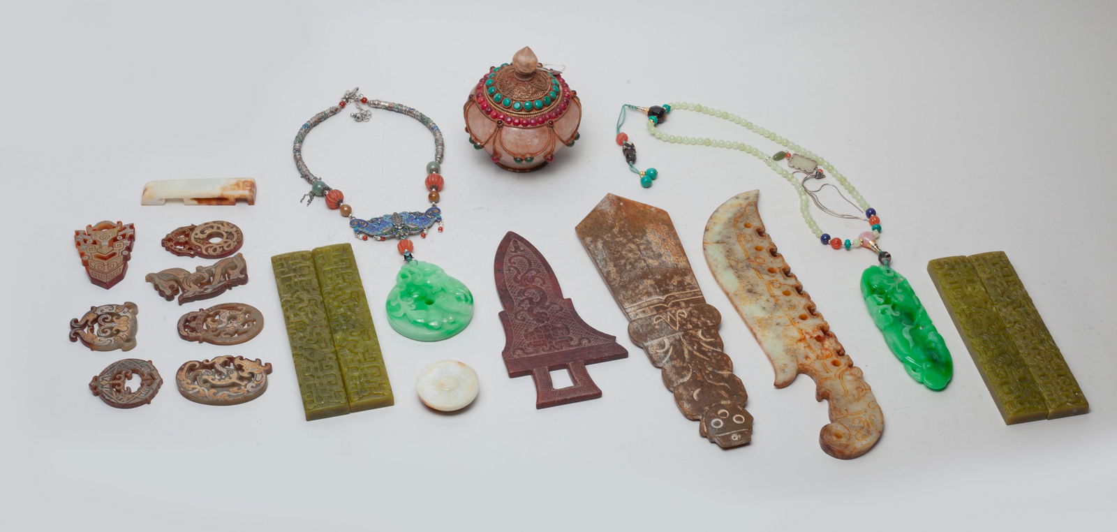 Estate Chinese Jade/Stone Carvings (1 of 17)