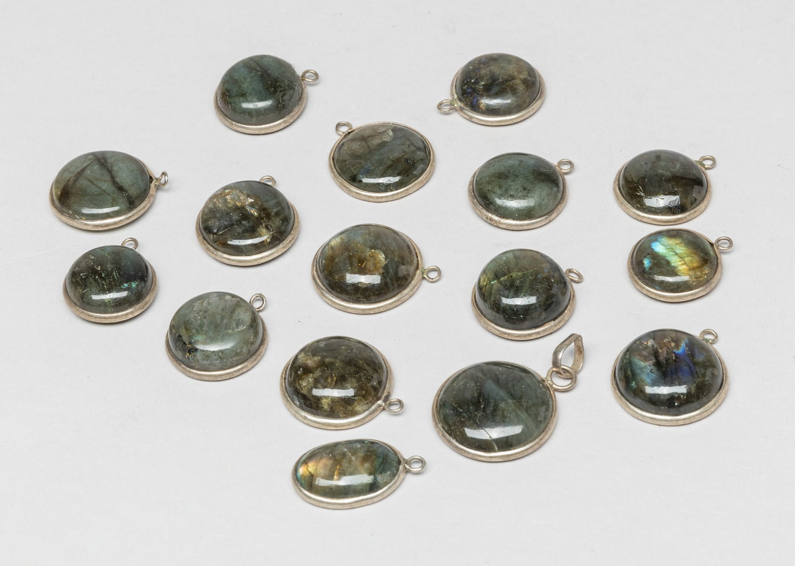 Vintage Moonlike Stone Pendants (1 of 13)