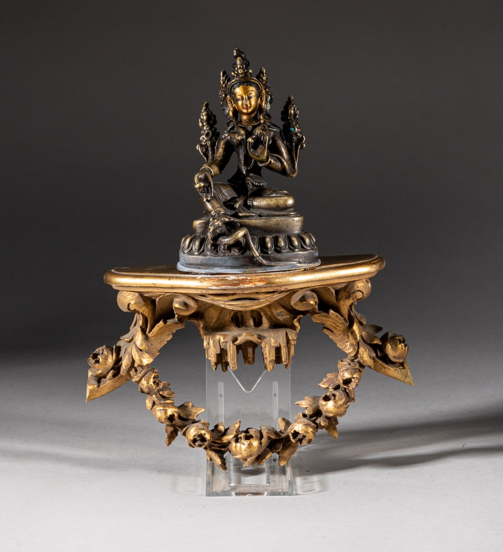 Rococo Wall Hanging w/ Chinese Buddha (1 of 11)