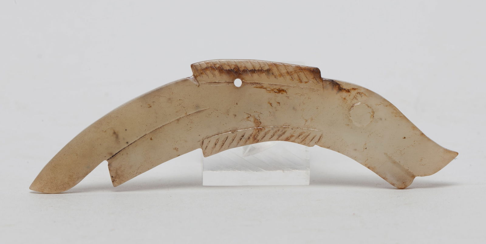 Chinese Jade Toggle of Fish (1 of 7)