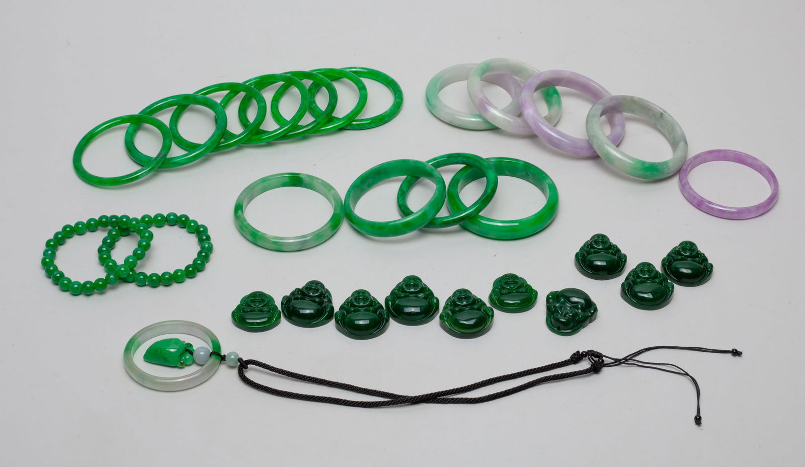 Estate Chinese Color Stone Sets (1 of 13)