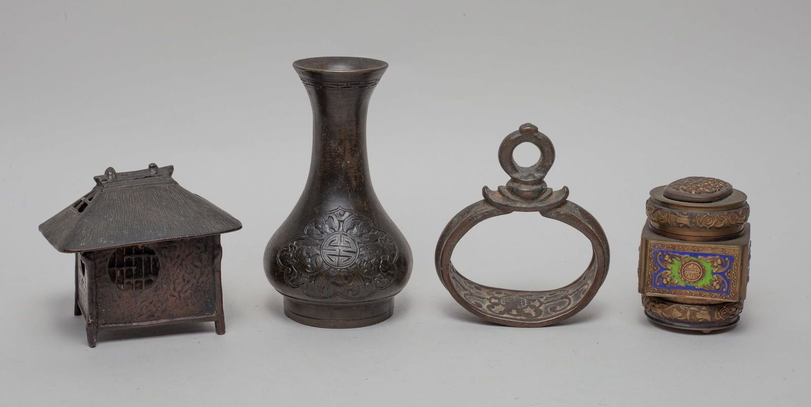 Chinese/ Japanese Bronze Metal Pieces (1 of 13)