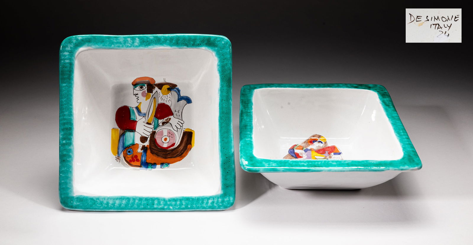 Desimone Italy Majolica Large Bowls (1 of 13)