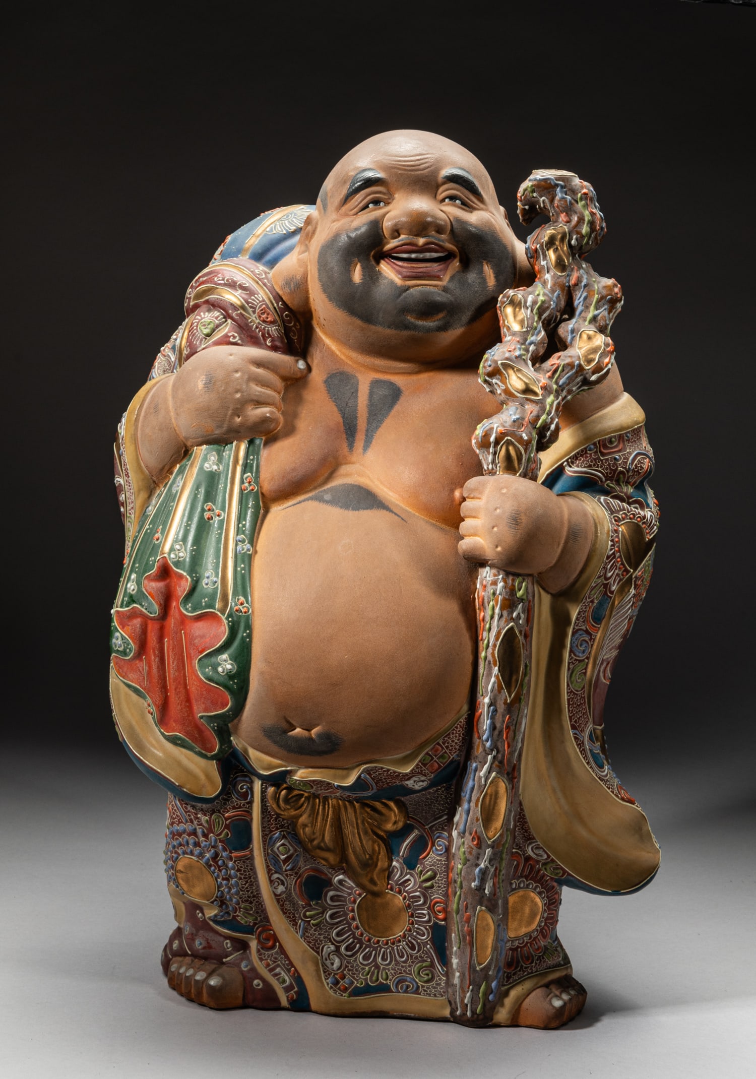 Japanese Kutani Ware Large Buddha (1 of 13)