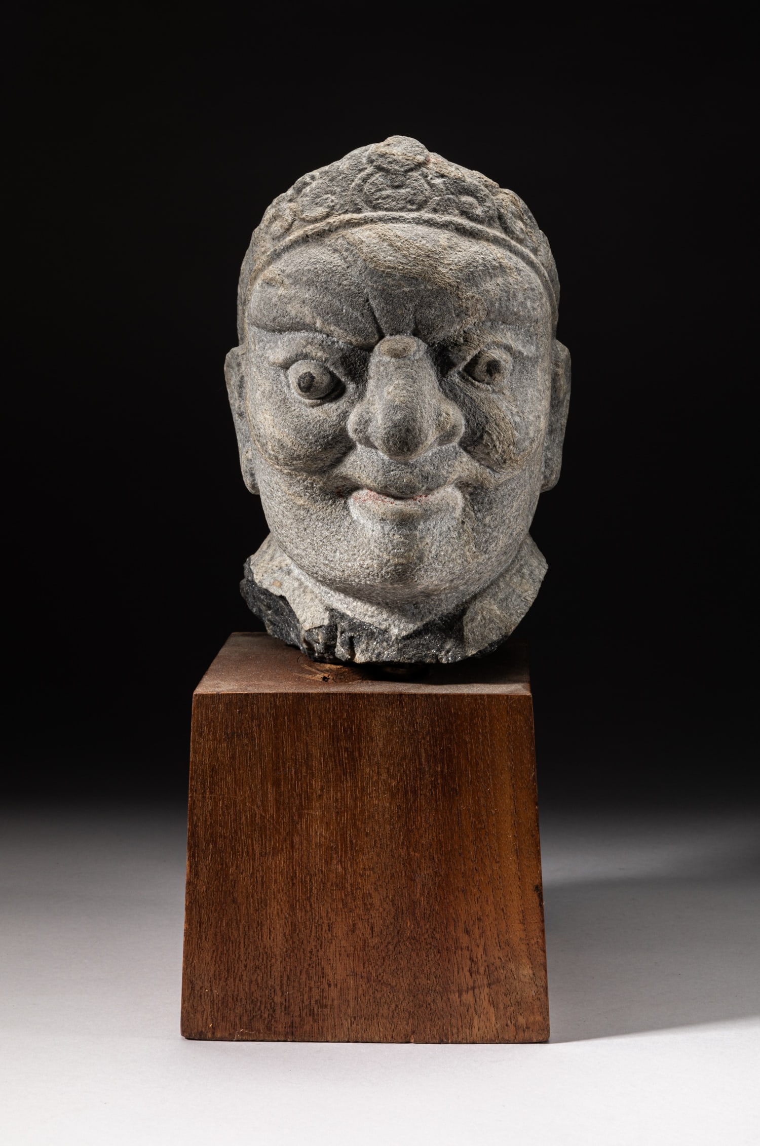 Chinese Stone Carved Head (1 of 10)