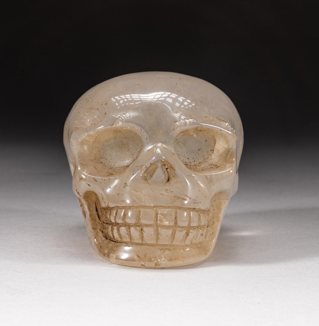 Rock Crystal Sculpture of Skull (1 of 9)