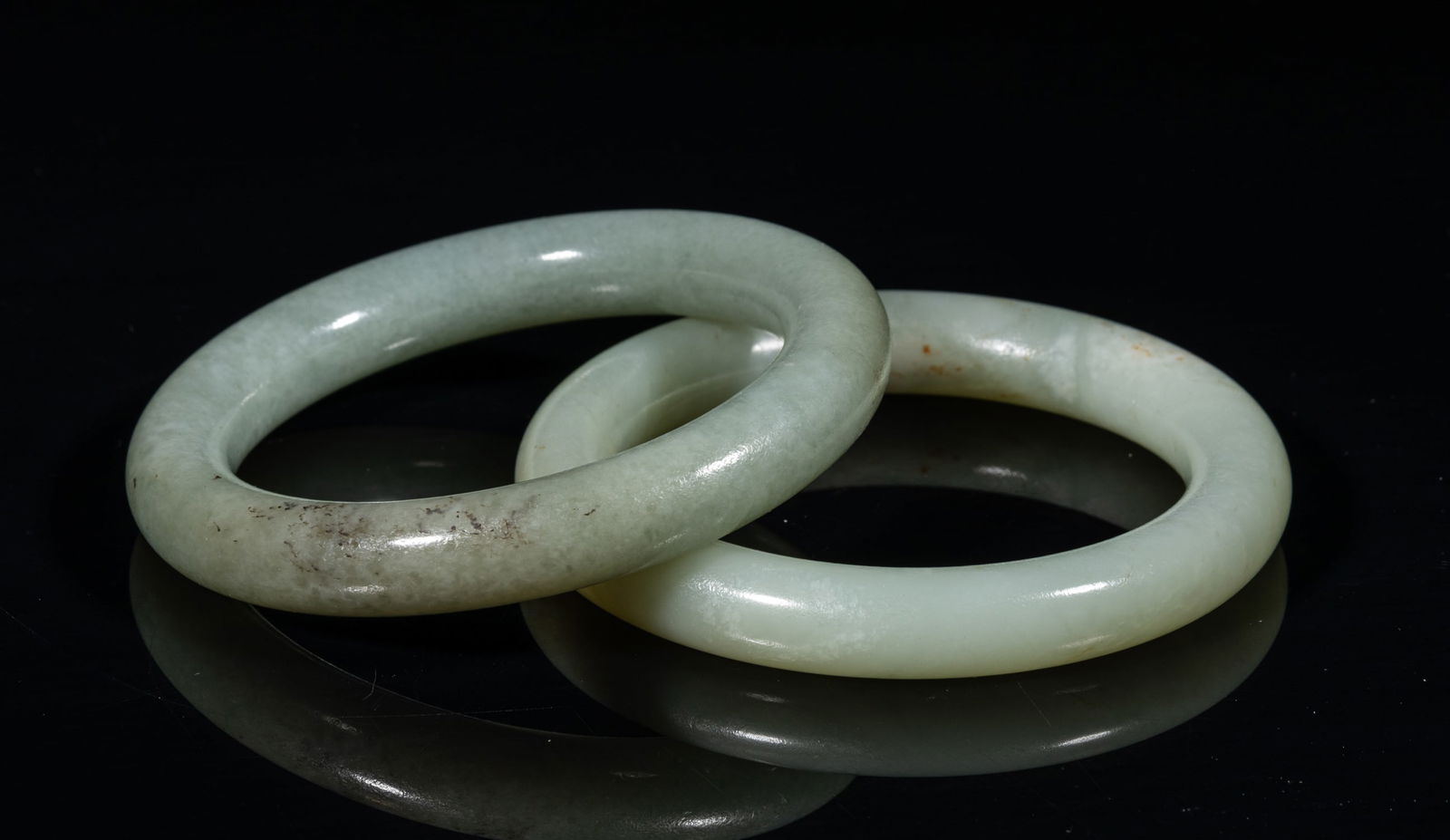Chinese Ming Type Jade Bangles (1 of 9)