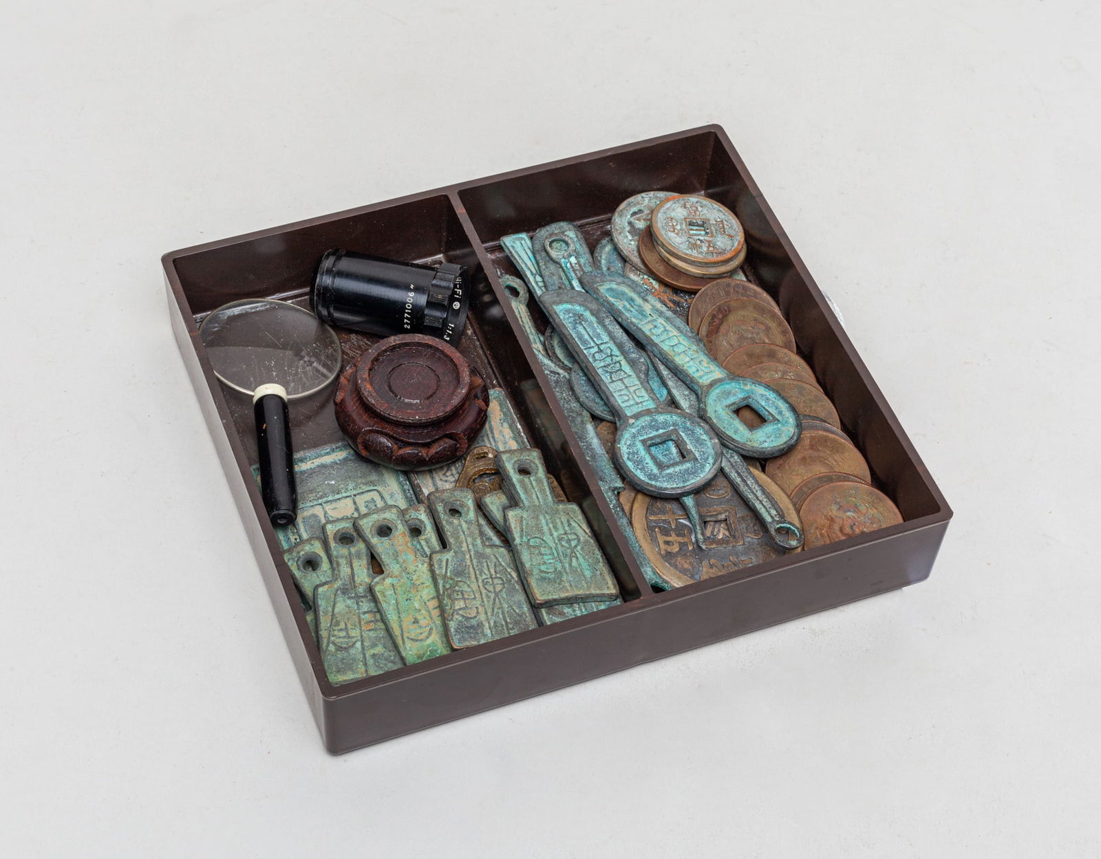 Estate Chinese Bronze Fengshui Coins (1 of 6)