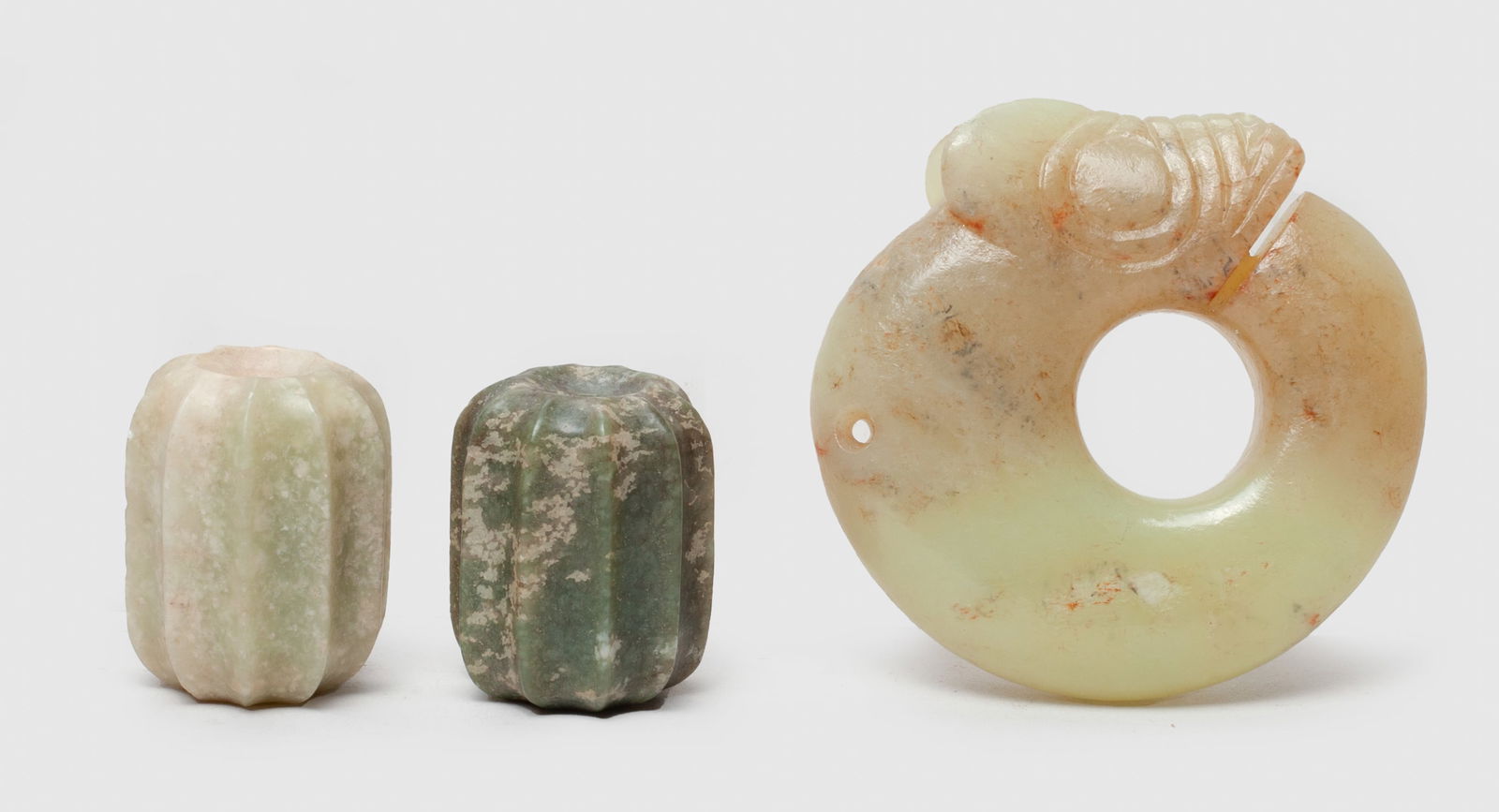 Collectible Jade Large Beads & Toggle (1 of 8)