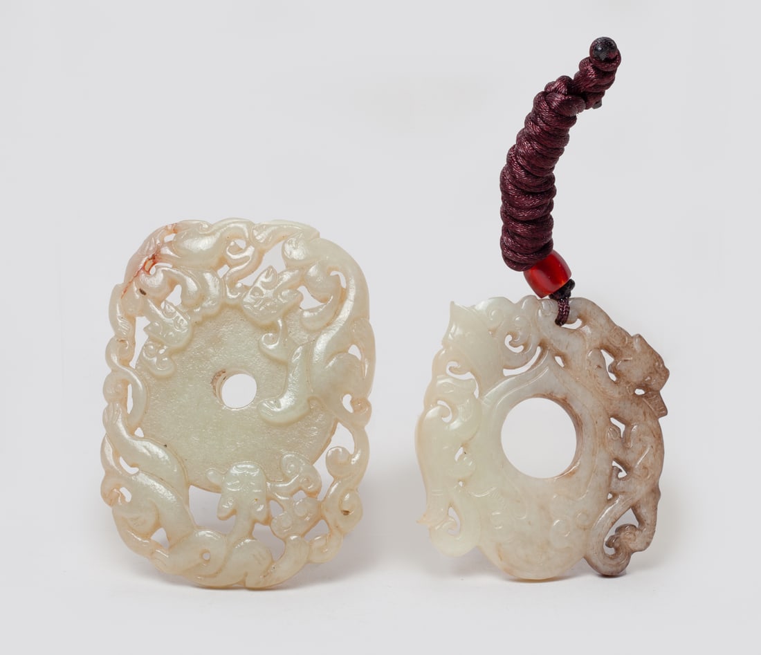 Two Chinese Ming Type Jade Carvings (1 of 9)
