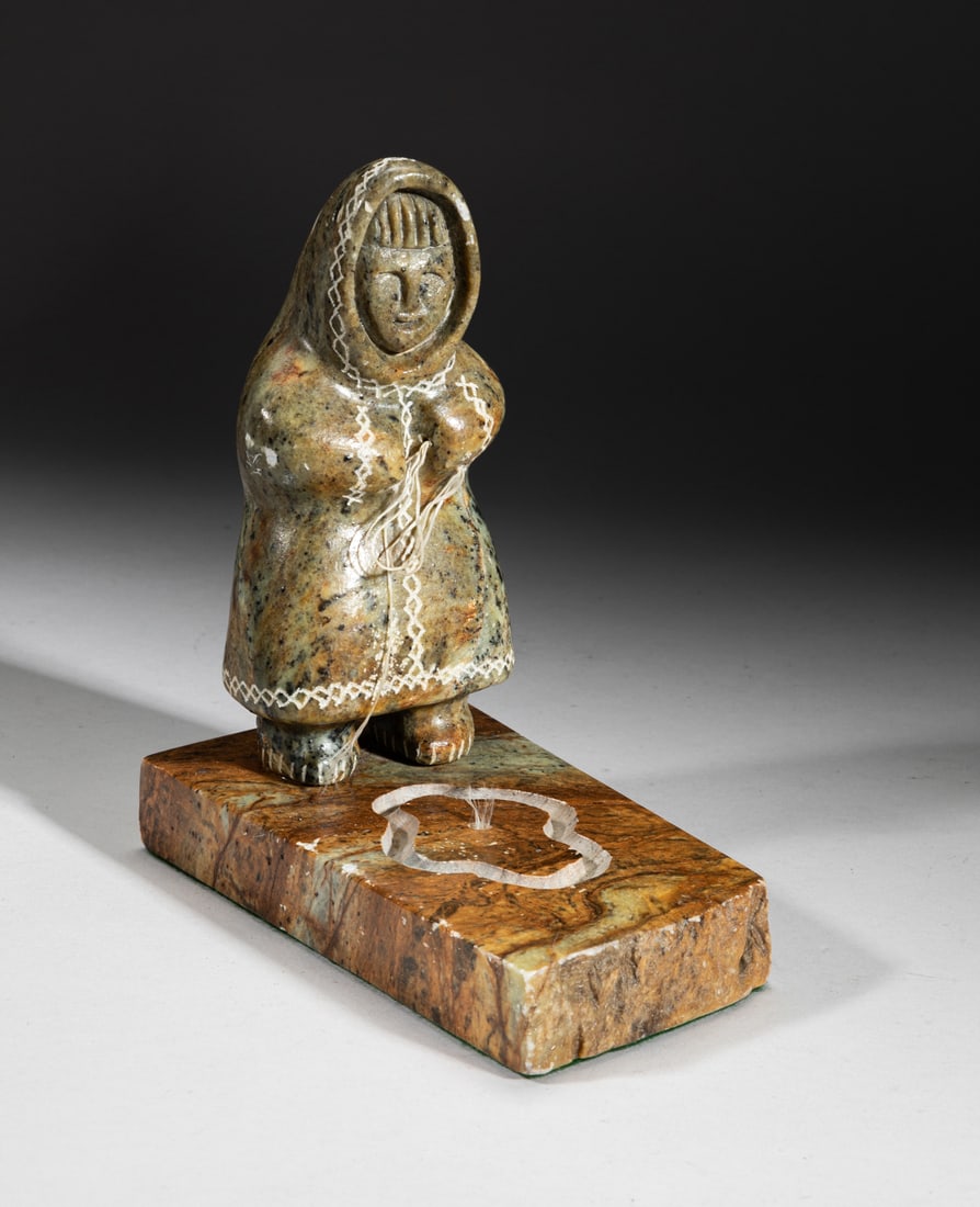 Signed Inuit Stone Sculpture (1 of 11)