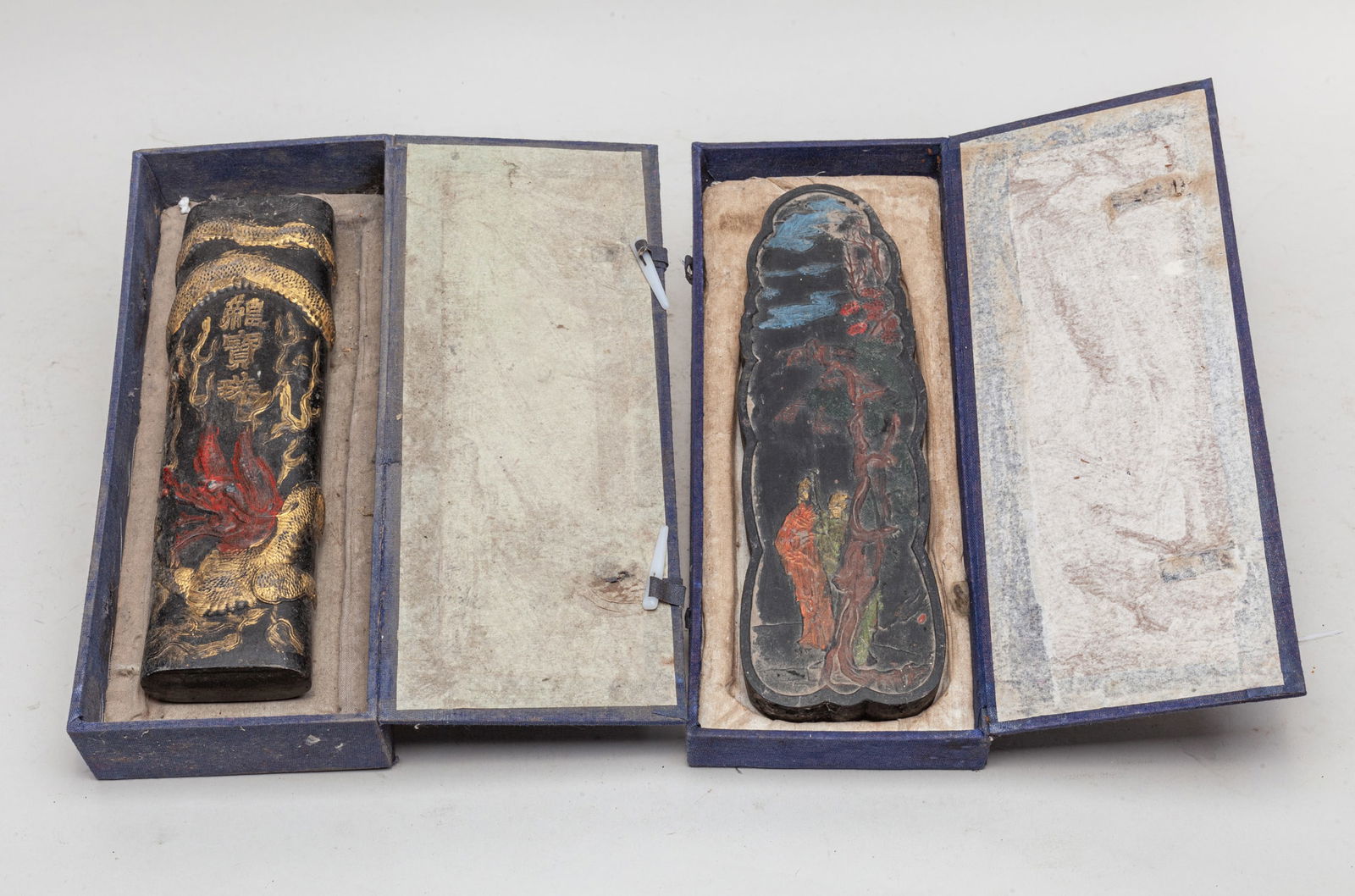 Two Vintage Chinese Large Ink Sticks (1 of 10)