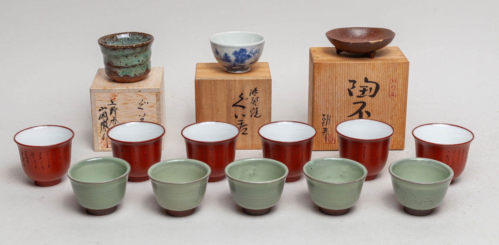 Vintage Japanese Porcelain Tea Cups (1 of 18)