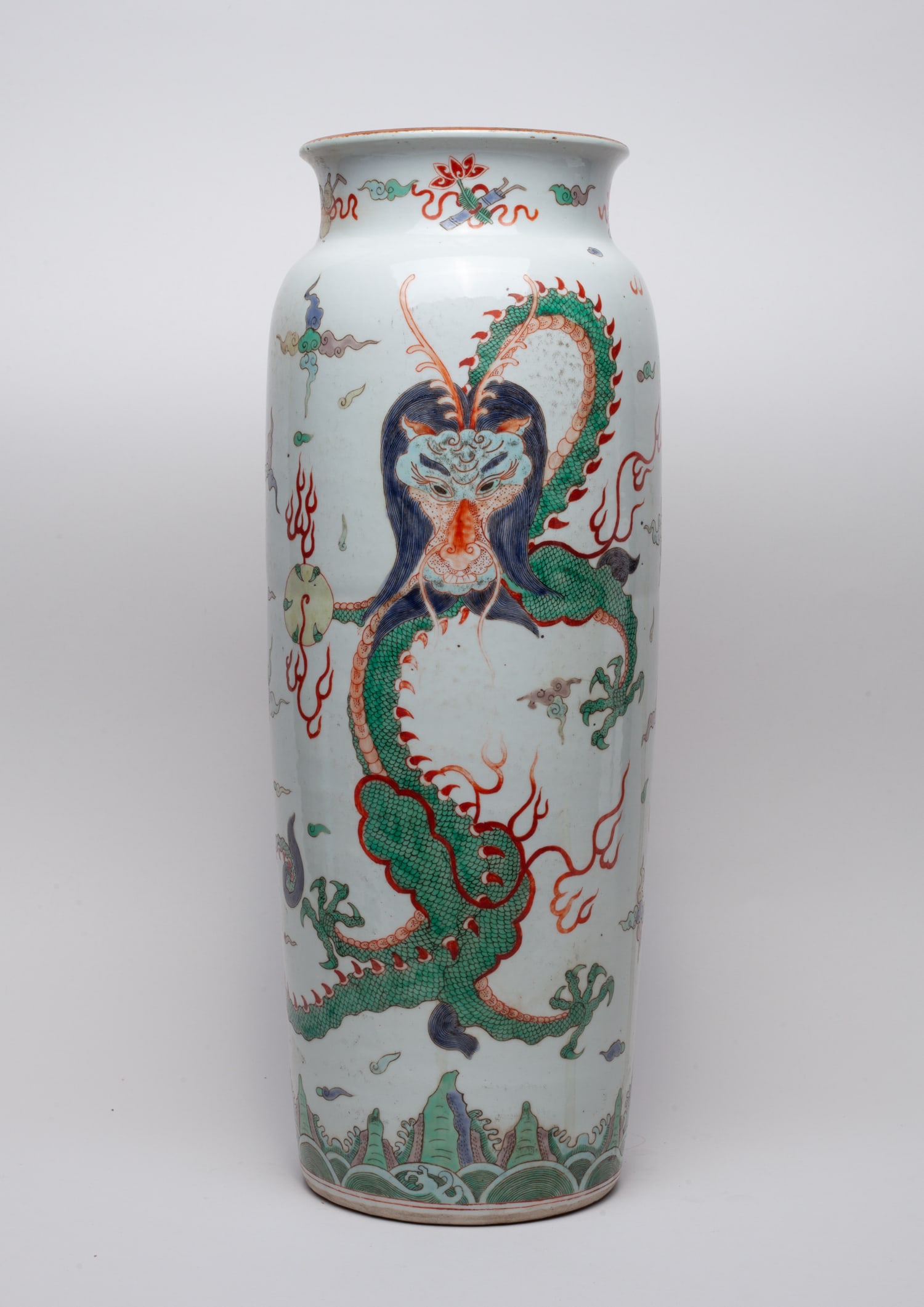 Tall Chinese Wuchai Porcelain Vase (1 of 14)