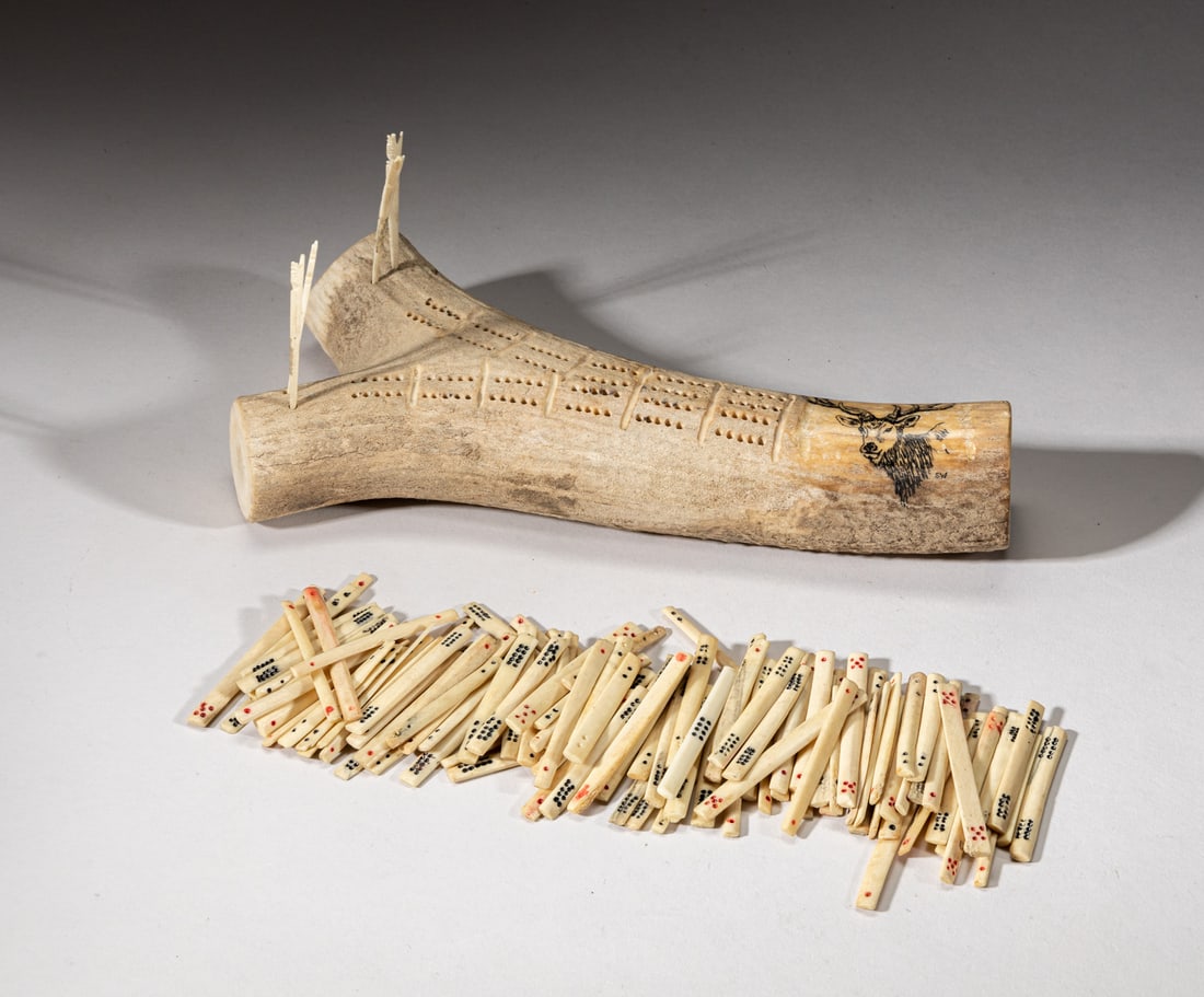 Old Native American Type Game Set (1 of 8)