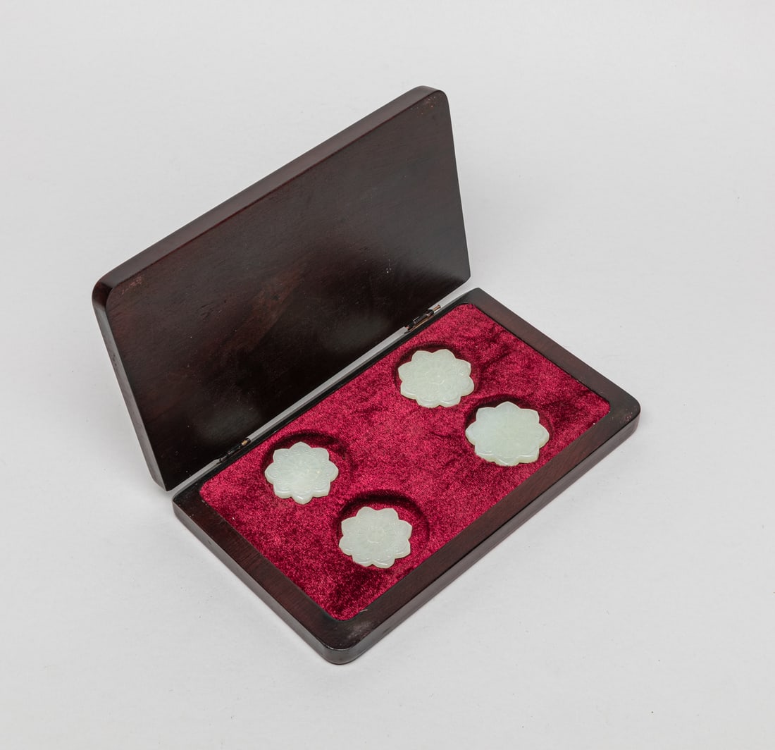 Chinese Jade Carved Large Buttons (1 of 9)