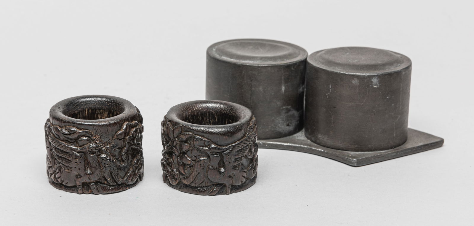 Chinese Bark of Agarwood Thumb Rings (1 of 10)