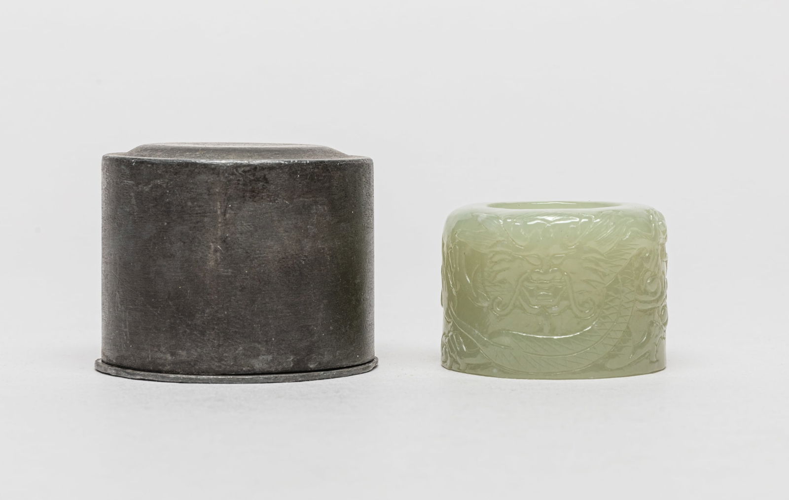 Chinese Jade Carved Thumb Ring (1 of 11)