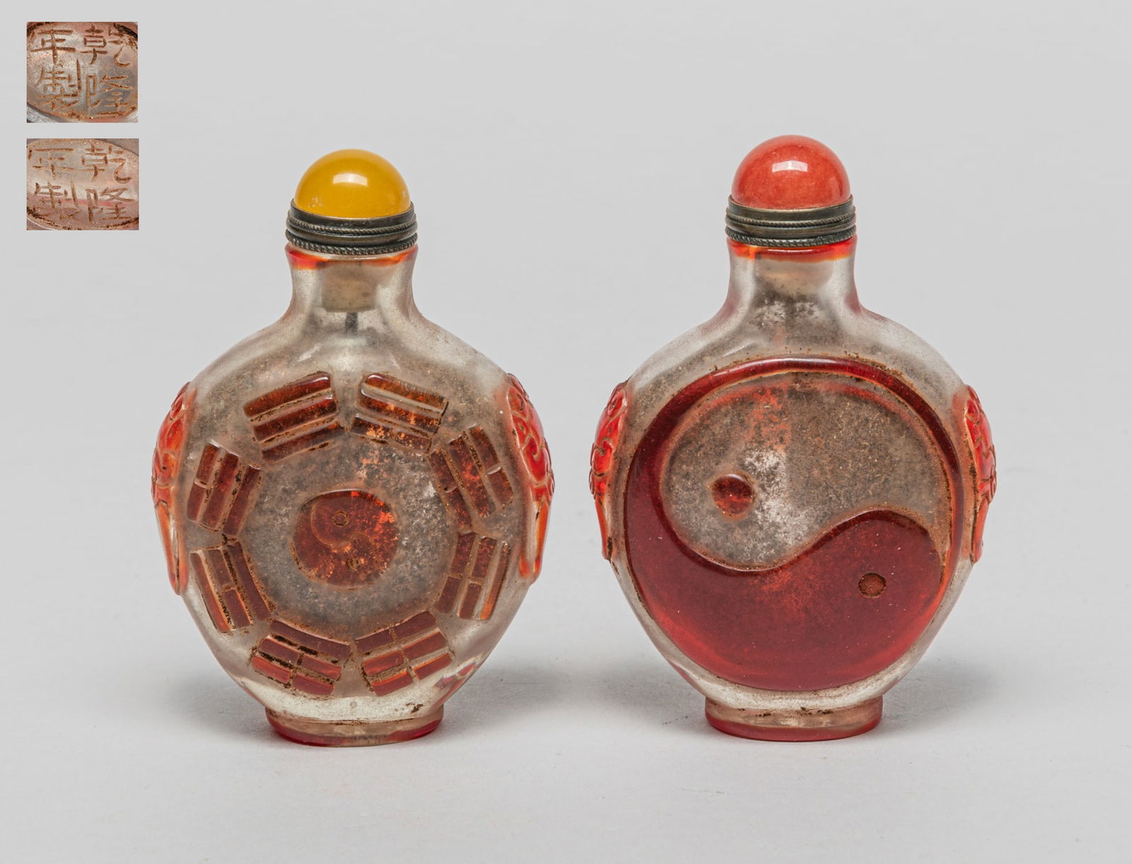 Chinese Overlay Glass Snuff Bottles (1 of 12)