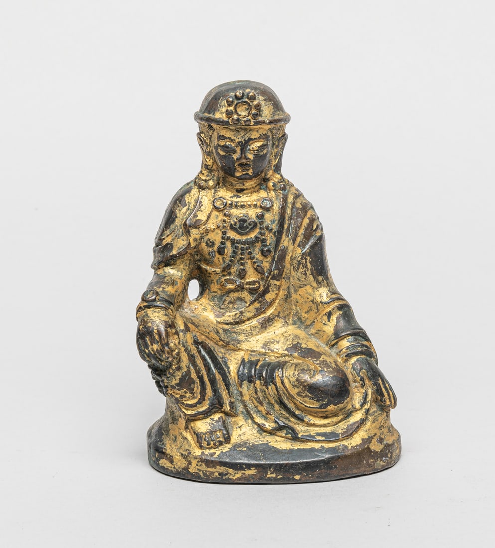 Tibetan Pala Type Gilt Buddha (1 of 10)