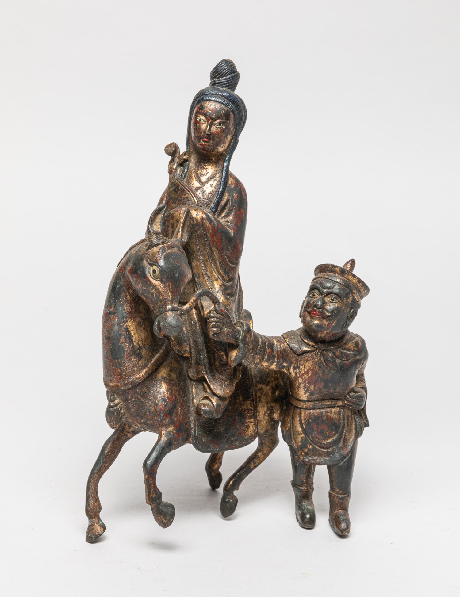 Chinese Gilt Metal Sculpture (1 of 9)