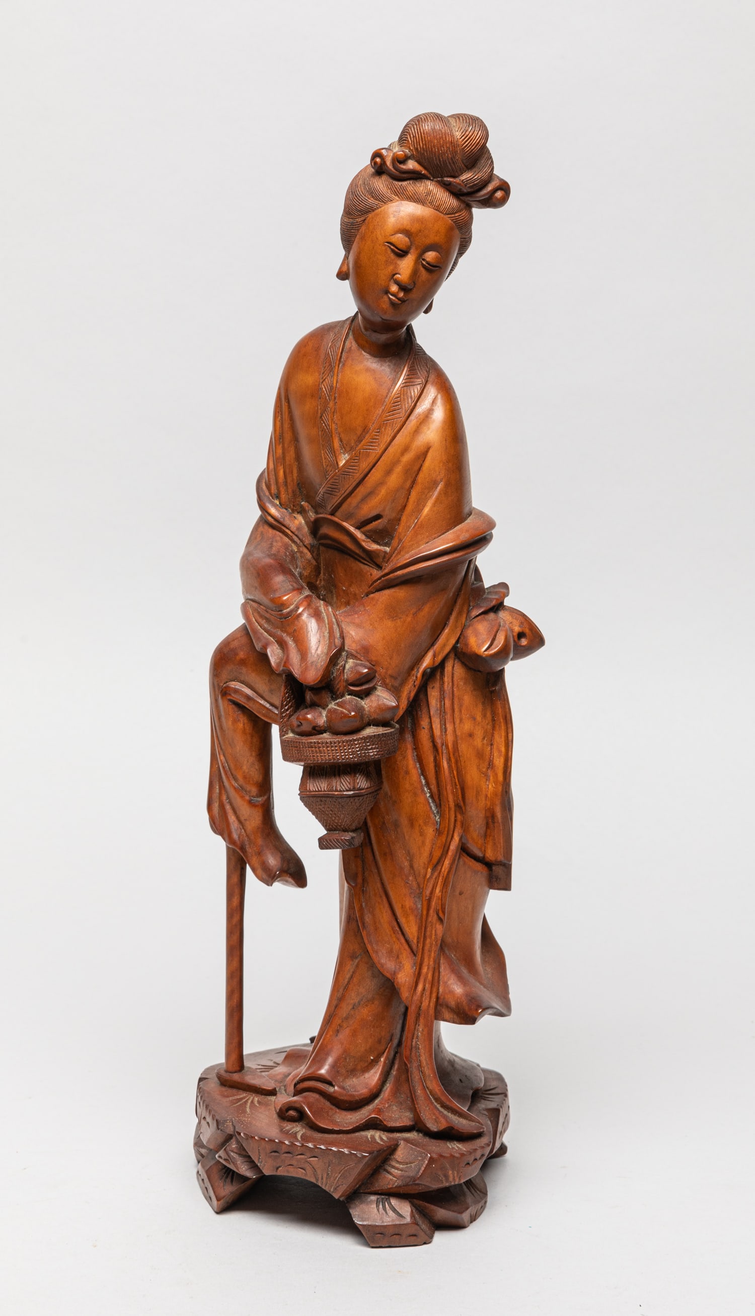 Chinese Carved Boxwood Figure (1 of 10)