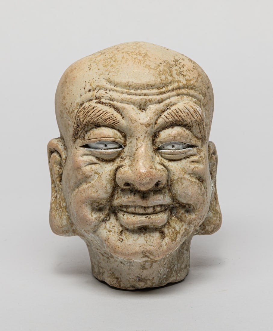 Special Korean Porcelain Buddha Head (1 of 9)