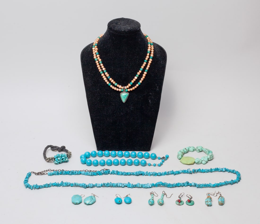 Estate Large Turquoise Like Jewelry (1 of 12)