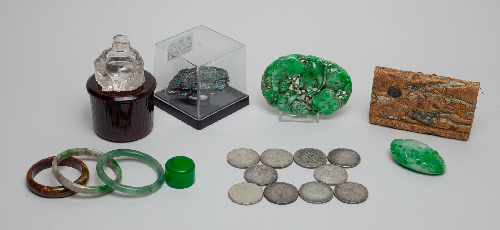Chinese Stone, Crystal & Fengshui Coins (1 of 10)