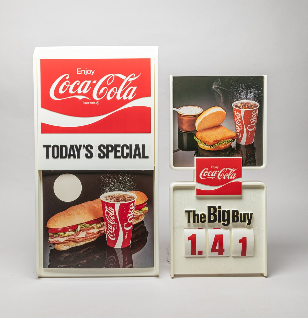 Two Vintage Coca Cola Signs (1 of 6)