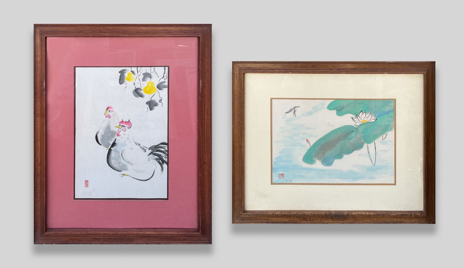 Two Chinese Wall Hangings (1 of 8)