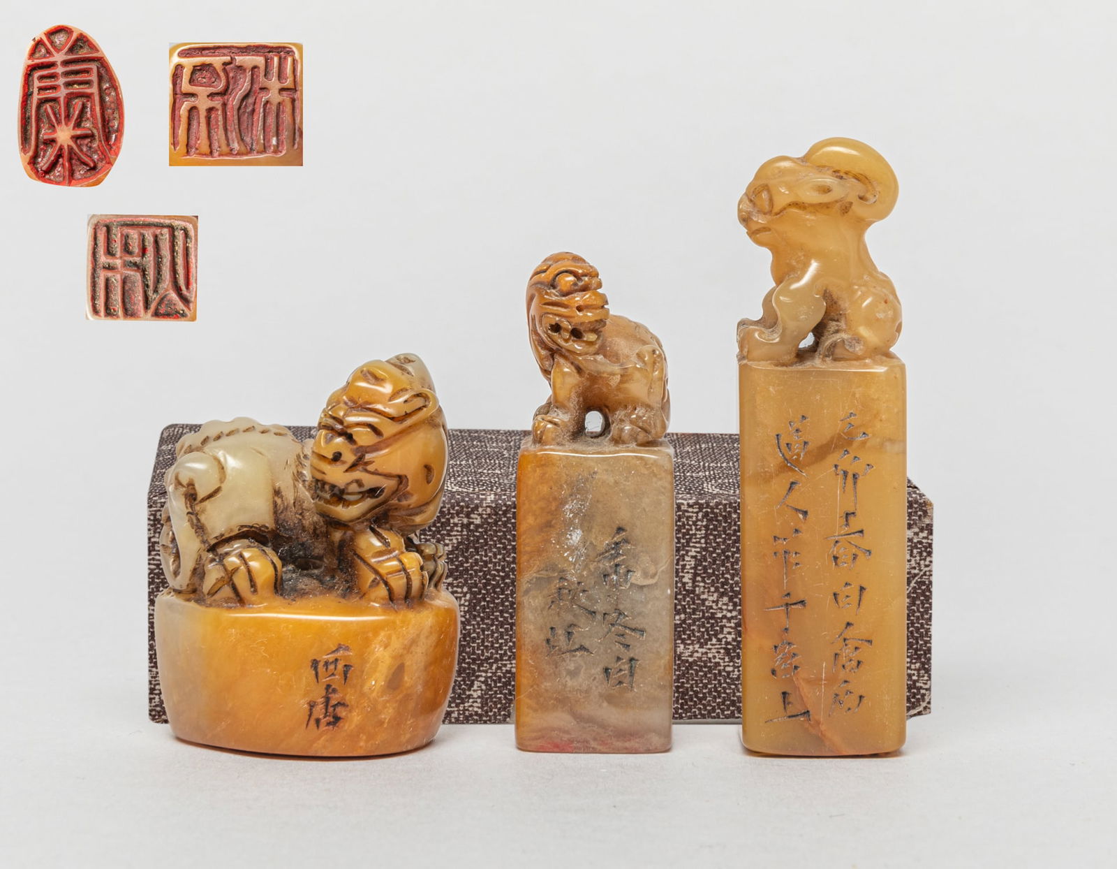 Estate Chinese Shoushan Stone Seals (1 of 14)