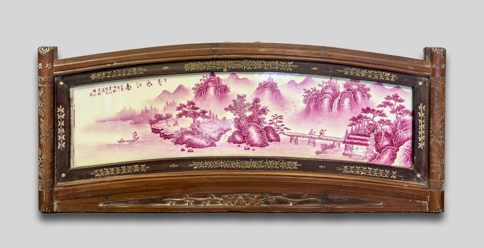 Large Chinese Porcelain Plaque (1 of 9)