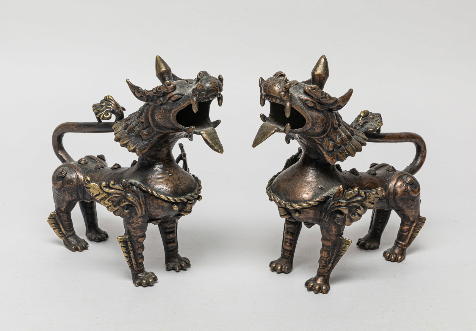 Pair South Asian Bronze Sculptures (1 of 11)
