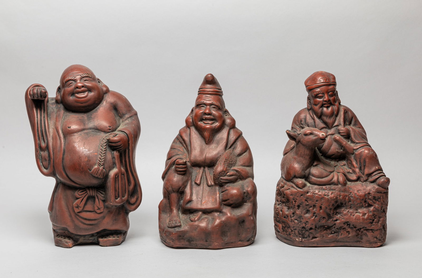 Collectible Japanese Clay Buddha (1 of 10)
