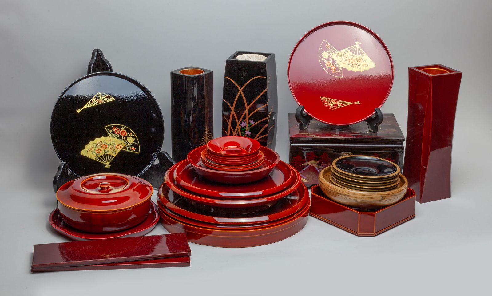 Large Set Lacquer Pieces (1 of 10)