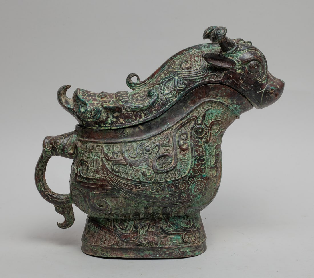 Large Chinese Export Bronze Table Sculpture (1 of 11)