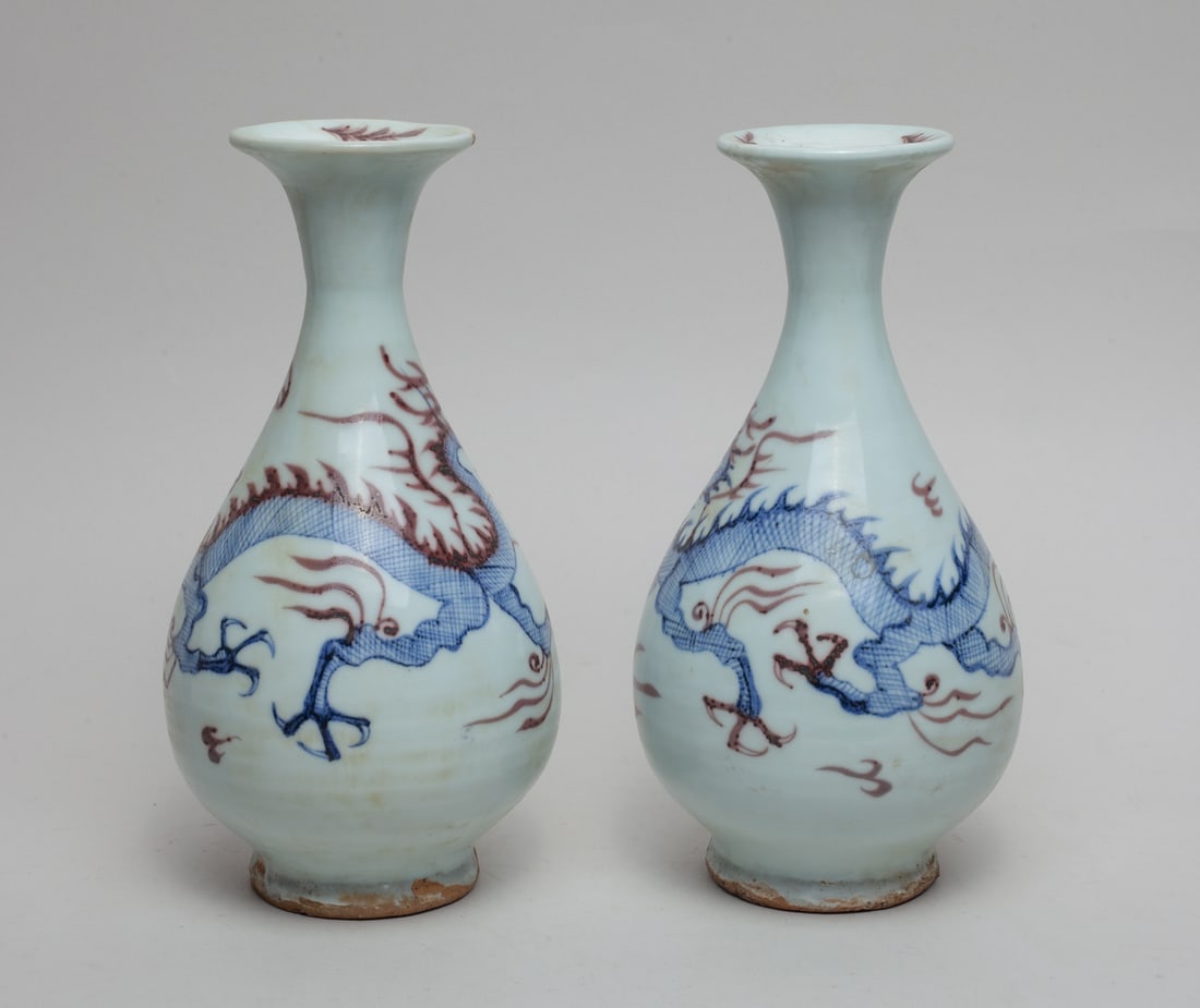 Pair Korean Porcelain Vases (1 of 14)