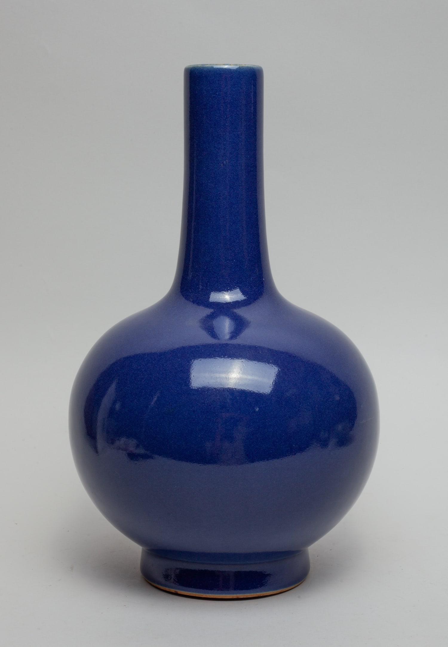 Chinese Large Blue Glazed Porcelain Vase (1 of 10)