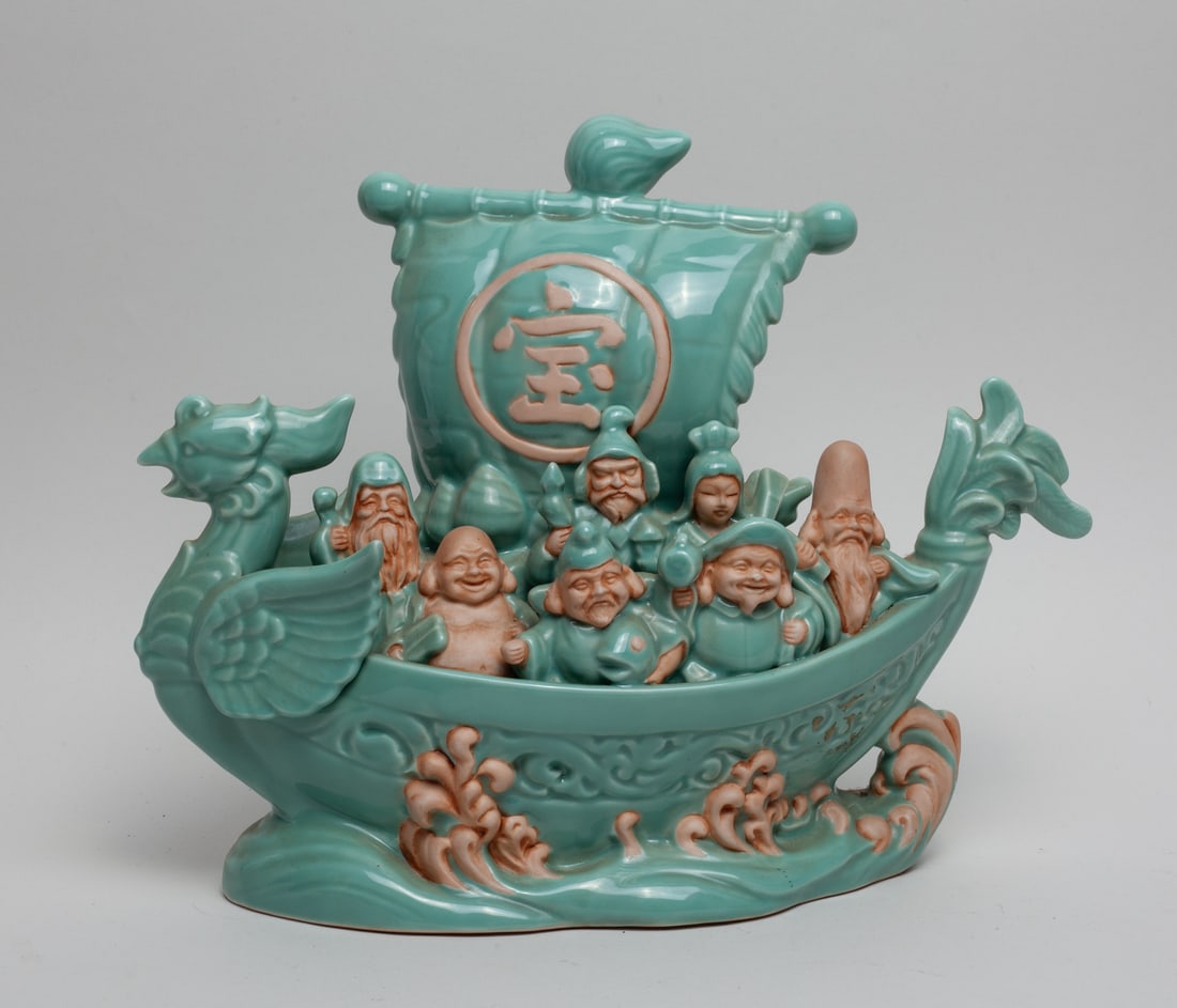 Large Japanese Porcelain Table Sculpture (1 of 11)