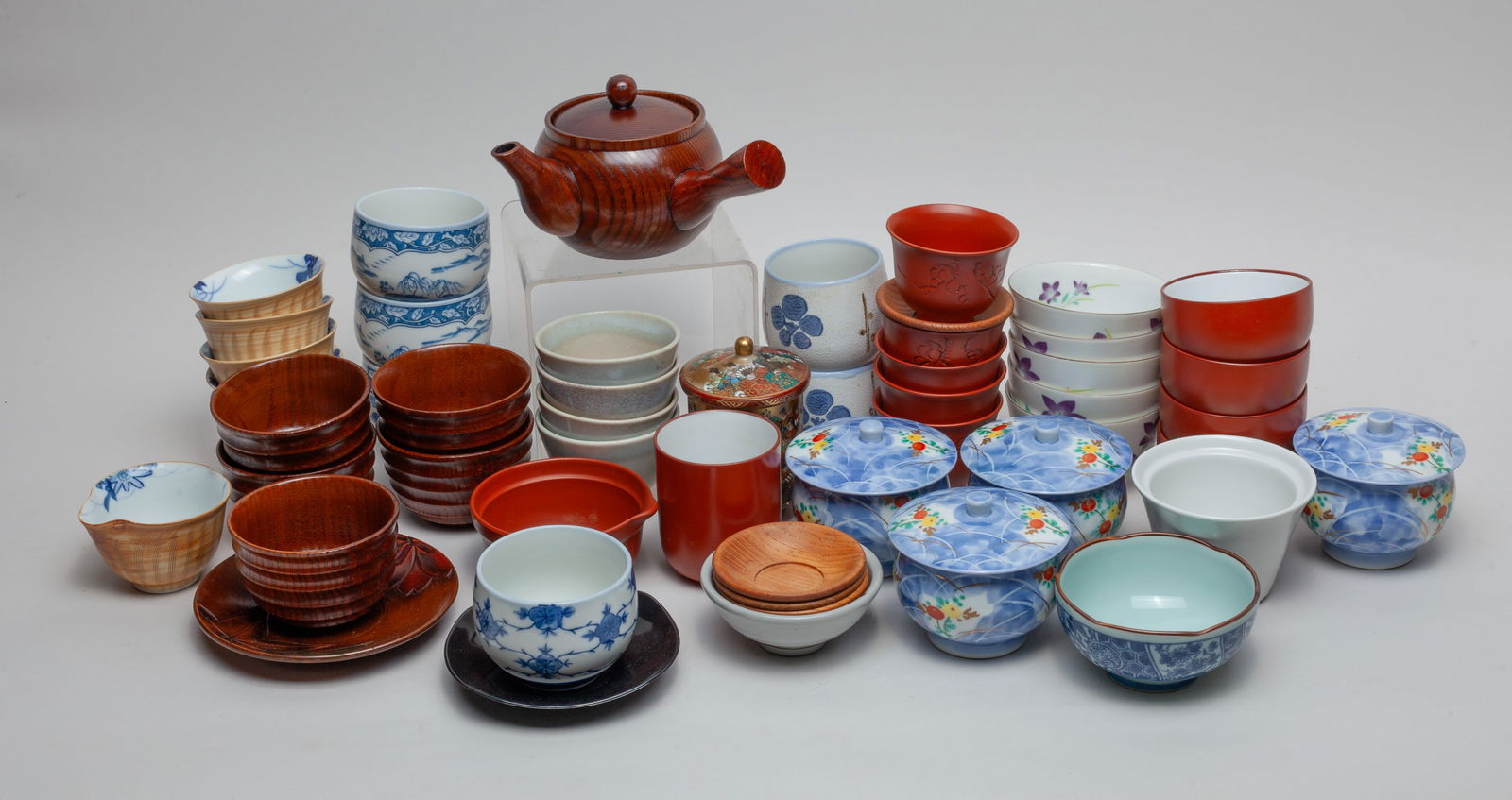 Large Set Asian Porcelain Cups Collection (1 of 11)