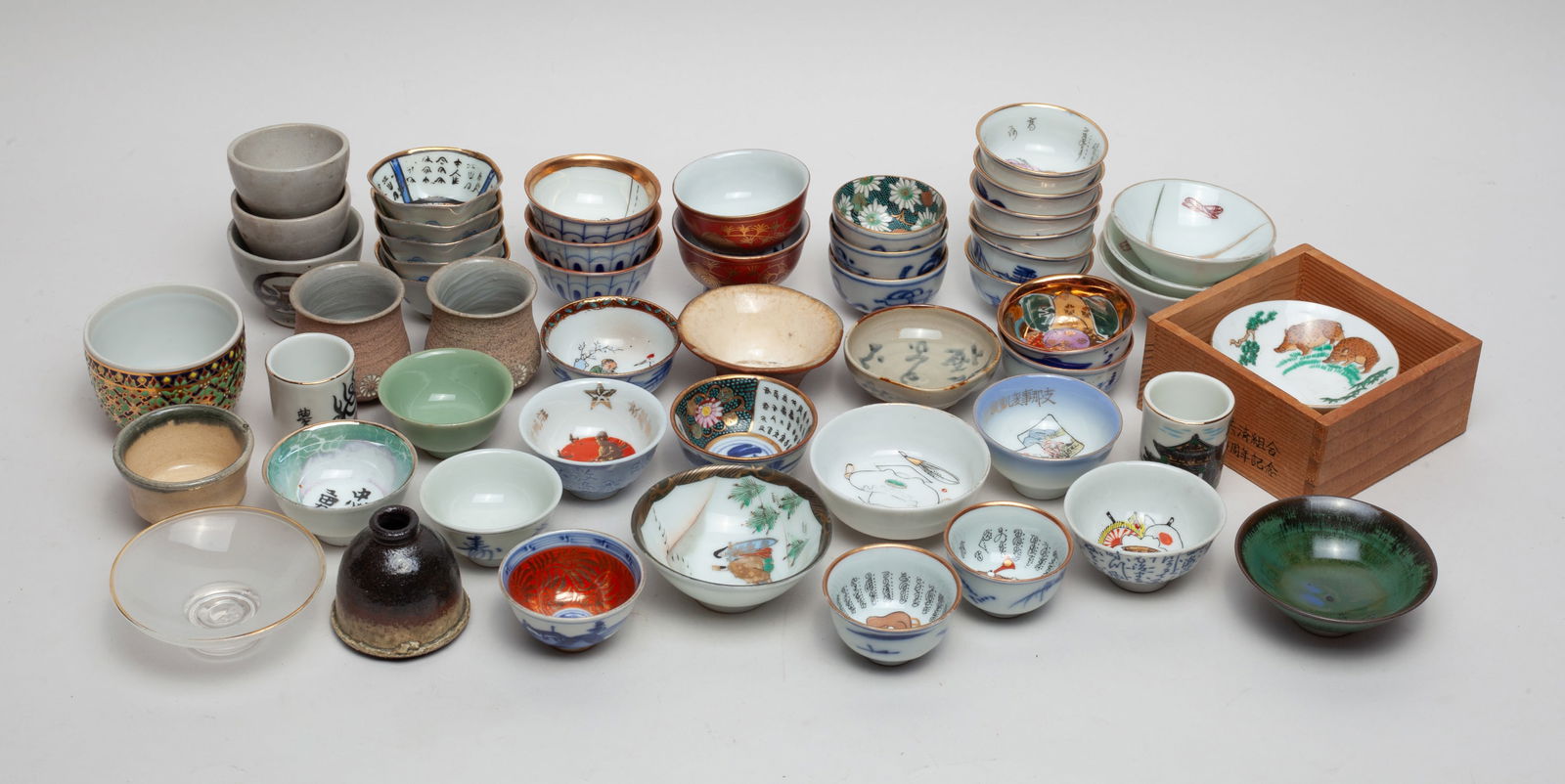 Collectible Japanese Porcelain Sake Sets (1 of 11)